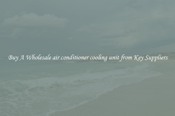 Buy A Wholesale air conditioner cooling unit from Key Suppliers