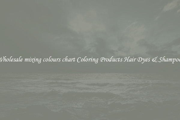 Wholesale mixing colours chart Coloring Products Hair Dyes & Shampoos
