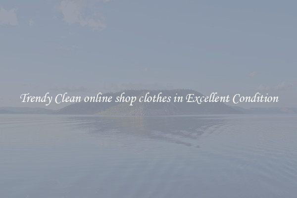 Trendy Clean online shop clothes in Excellent Condition
