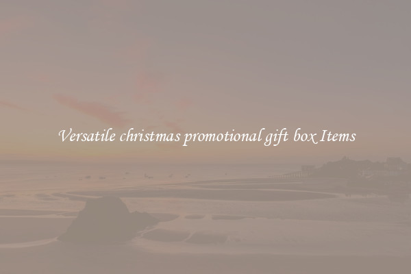 Versatile christmas promotional gift box Items