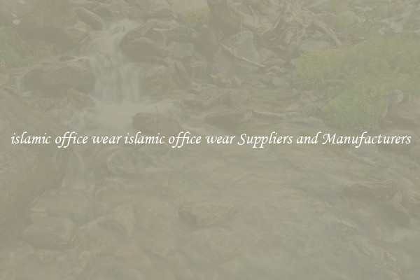 islamic office wear islamic office wear Suppliers and Manufacturers